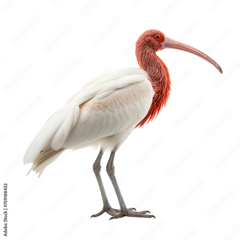 Fototapeta premium flamingo isolated on white