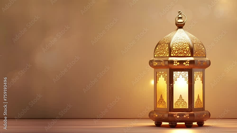 Arabic lantern lamp with flashing light and golden color background; is perfect for background projects; 4k virtual video animation. Arabic lantern lamp with flashing light and golden color background; is perfect for background projects; 4k virtual video animation.