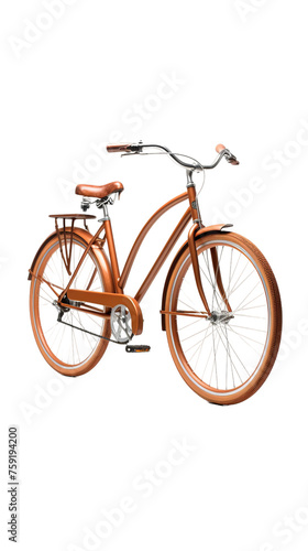 bicycle on a white background