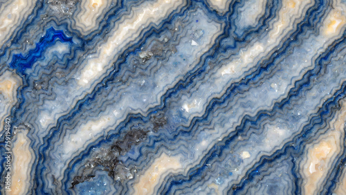 Abstract texture made of blue alcohol ink. Background made of acrylic water-based paints