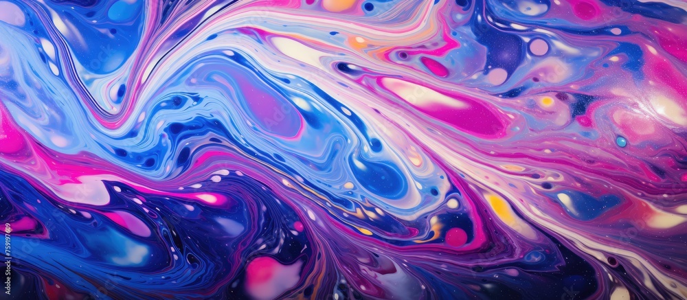 Acrylic paints mixed in liquid marble style for versatile design applications - . Acrylic paints mixed in liquid marble style for versatile design applications - .