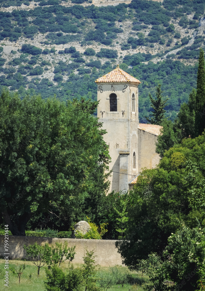 Temple Protestant de Lourmarin in Lourmarin town, Provence region in France