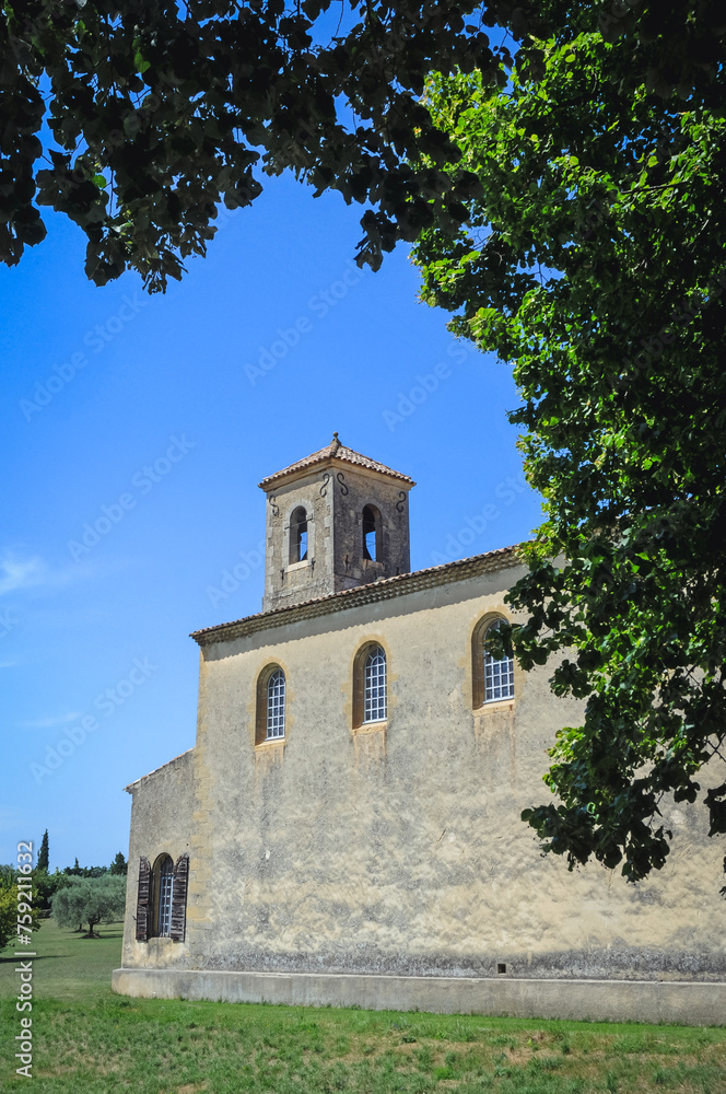 Temple Protestant de Lourmarin in Lourmarin town, Provence region in France