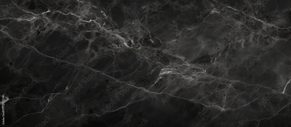 Pattern on dark marble.