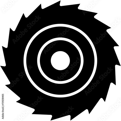 Carpentry, circular, construction, electronics, saw Icon