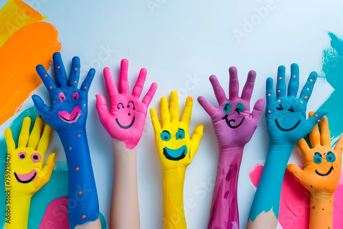 color hands