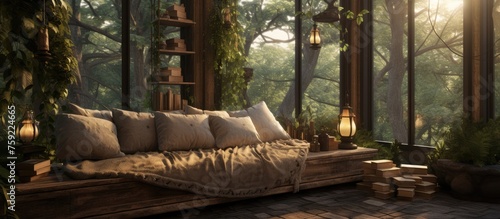 Cozy Seating Spot in Peaceful Space