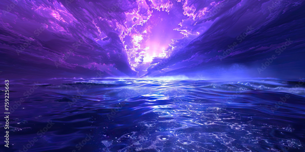 Fototapeta premium Indigo Intimacy: Fostering Deep Connections of Friendship, Immersed in Shades of Indigo Trust and Closeness