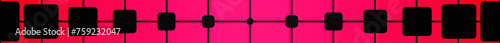 pink-roter nahtloser Farbverlauf mit schwarzen Blenden photo