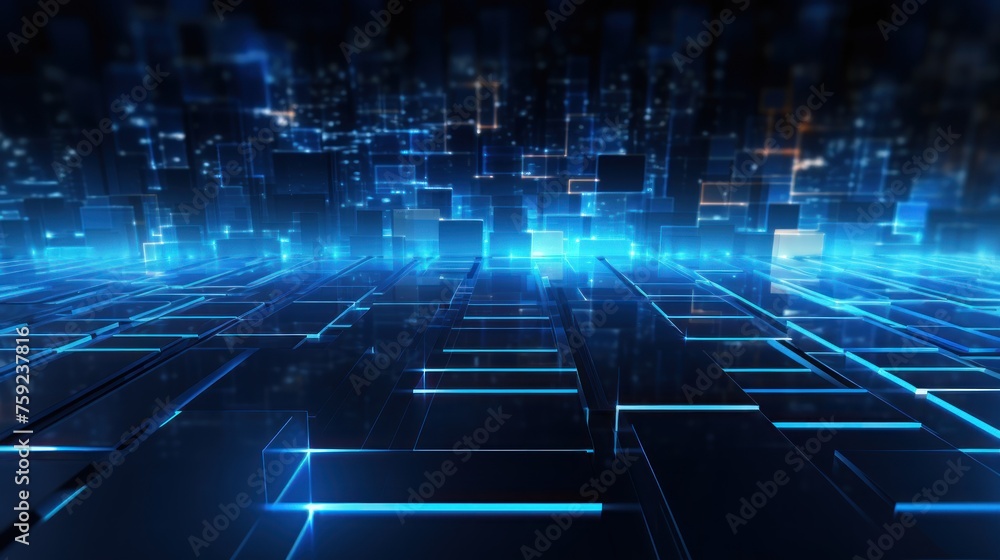 Abstract background that represents the limitless possibilities and horizons of IT technology in the future, pushing the boundaries of innovation Abstract background that represents the limitless possibilities and horizons of IT technology in the future, pushing the boundaries of innovation
