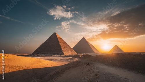 Generated image of egypt pyramids