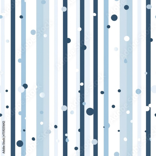 Seamless pattern background, wallpaper. Blue stripe. illustration. Simple design. Print for fabric, wrapping paper. Doodle style © Al