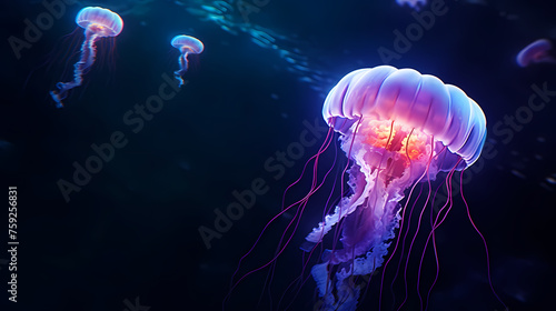 vibrant jellyfish