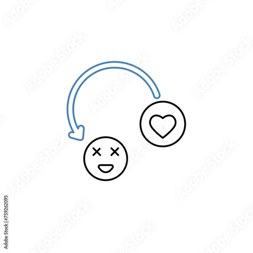 ectasy concept line icon. Simple element illustration. ectasy concept outline symbol design.