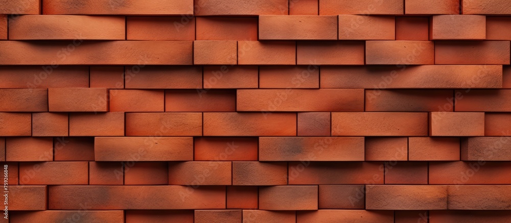 Brown brick pattern for design and presentations Brown brick pattern for design and presentations