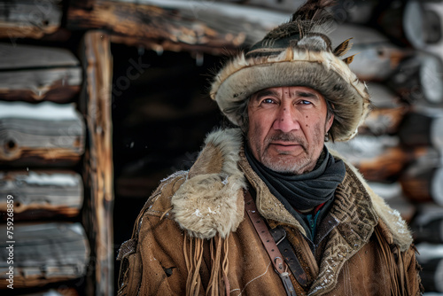 Portrait of an indigenous trapper