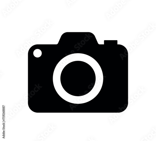 world photography day, photo album icon, photography camera black icon, photo book, take a pic button, simple flat vector symbol