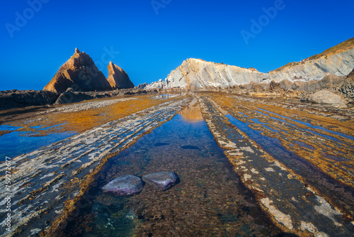 Obraz na płótnie Intertidal platform w salonie