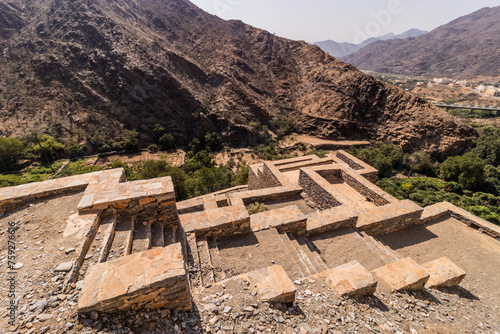 Ancient Thee Ain ( Dhi Ayn) village, Saudi Arabia photo