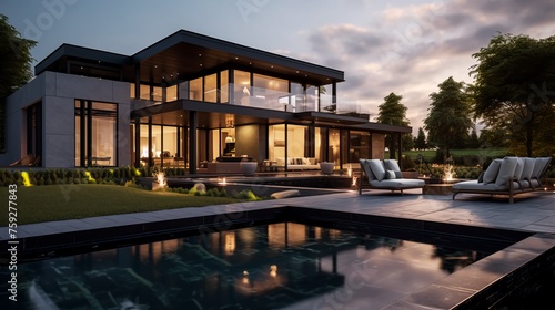 beautiful and modern house