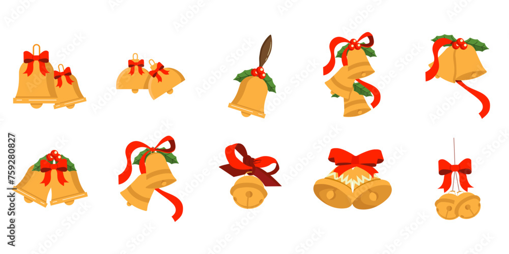 Obraz premium Christmas Bell Illustration