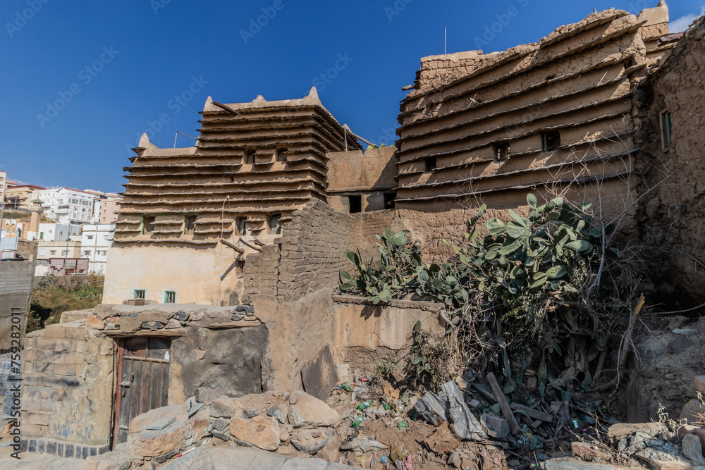 Traditional buildings in Abha, Saudi Arabia Traditional buildings in Abha, Saudi Arabia