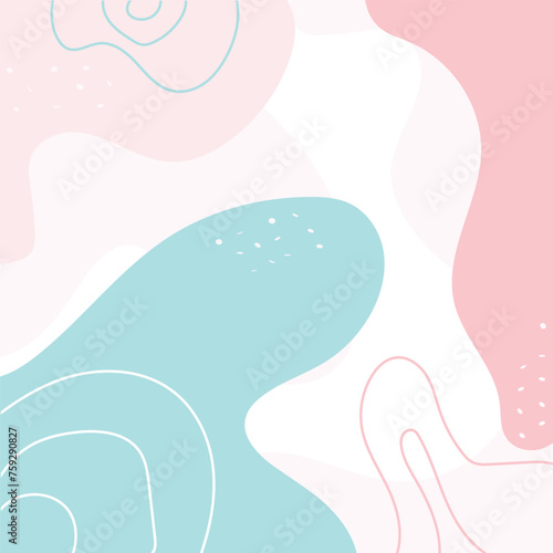 Hand draw colored background Vector