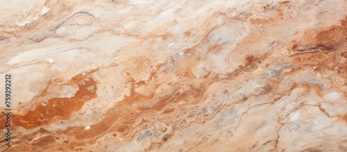 A close up of a wood flooring with a brown marble texture, blurred background. The beige and peach colors create a soothing pattern reminiscent of natural soil