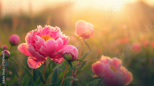 pink tulips in spring #759296467