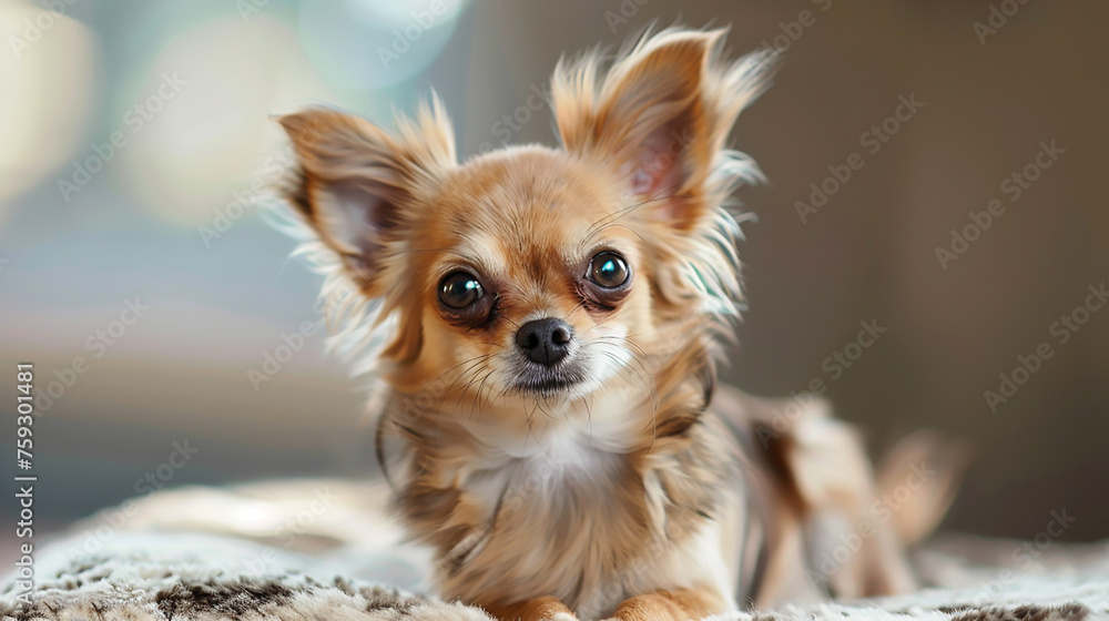 chihuahua puppy portrait