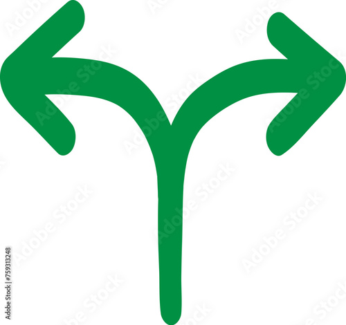 손으로 그린 화살표 아이콘 픽토그램