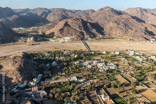 Aerial view of Najran, Saudi Arabia