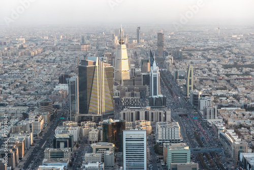 Aerial view of Riyadh  capital of Saudi Arabia