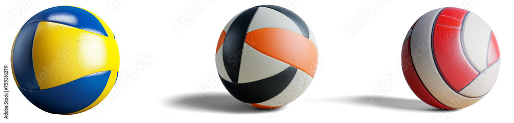 Volleyball Ball on Transparent Background