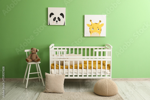 Interior of modern baby roo...