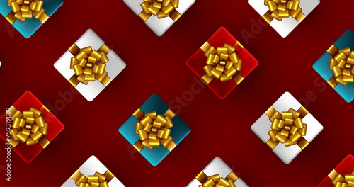 Birthday gift box vector background design. Happy birthday to you text with gift and confetti decoration element for birth day celebration greeting card design. Vector illustration