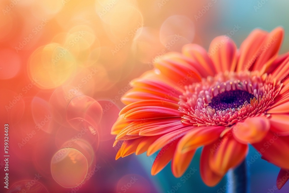 A Gerbera flower close up. Macro photography. Card Gerbera Flower. Natural romantic conceptual floral Macro background. A Gerbera flower close up. Macro photography. Card Gerbera Flower. Natural romantic conceptual floral Macro background.