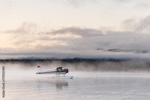 Seaplane on a Remote Lake