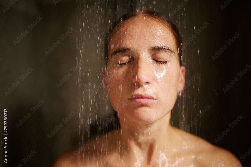under the shower under the shower
