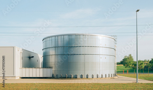 Gas station silo  photo