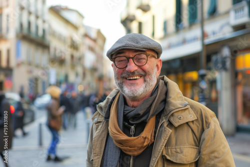 A man wearing glasses and a hat smiles for the camera © MagnusCort