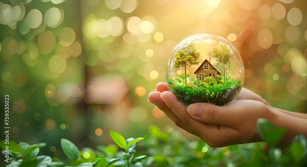 Sustainable living with a family using low-energy devices in an eco-friendly home Sustainable living with a family using low-energy devices in an eco-friendly home