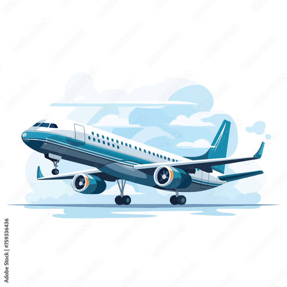 Airplane travel design vector illustration eps10 gr