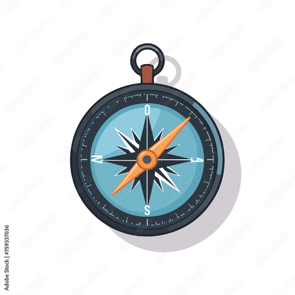 An amazing vector design of compass in modern style