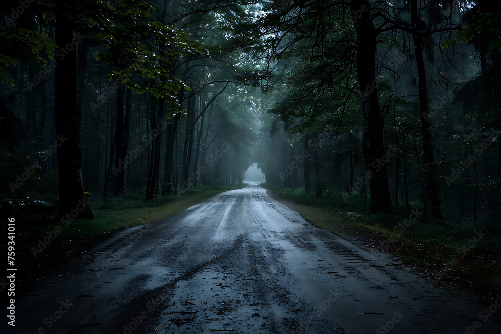 Obraz premium path in the forest