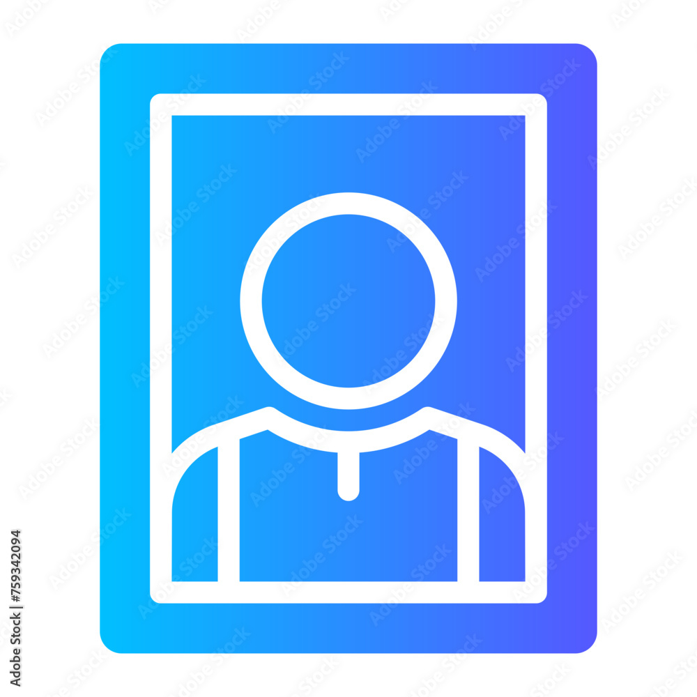 profile picture gradient icon profile picture gradient icon