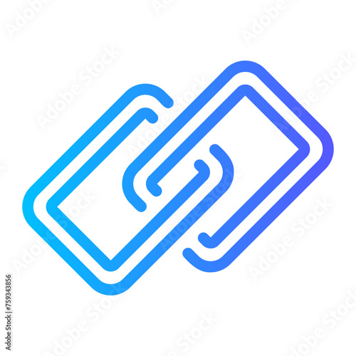 hyperlink gradient icon