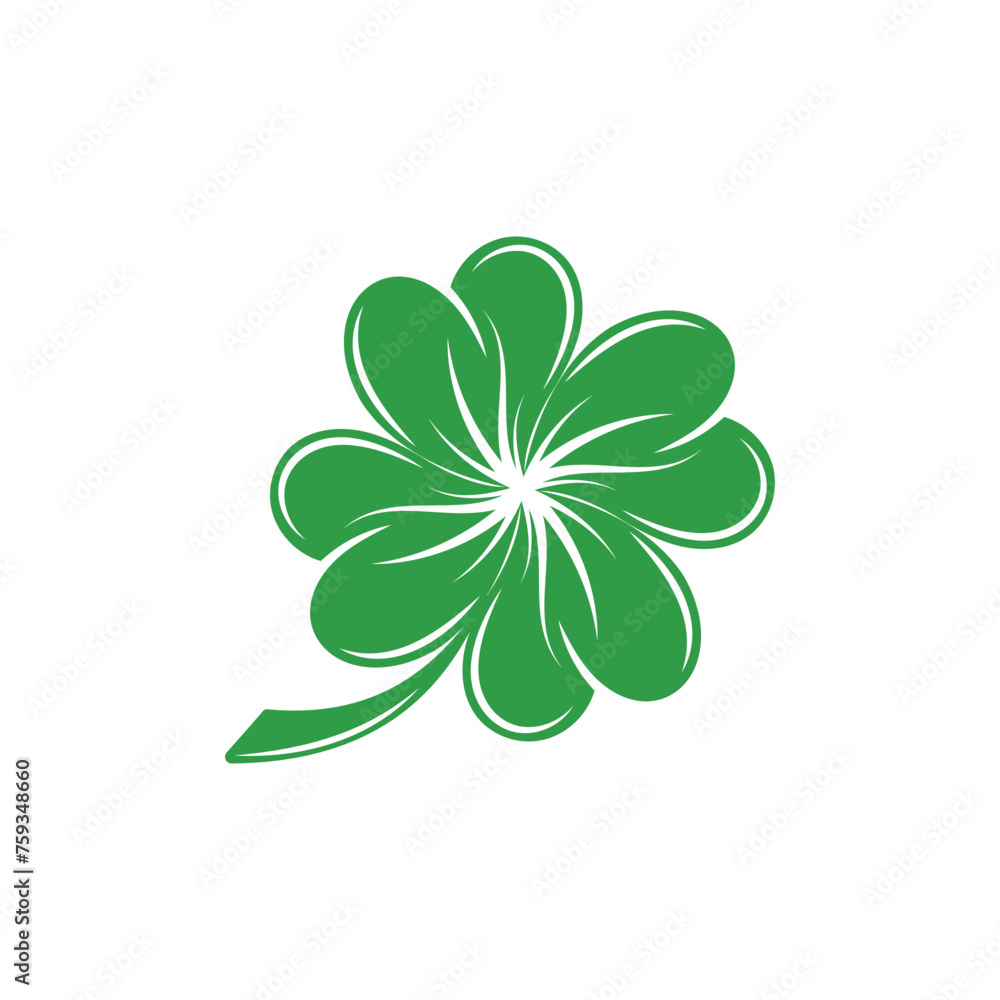 clover logo icon vector