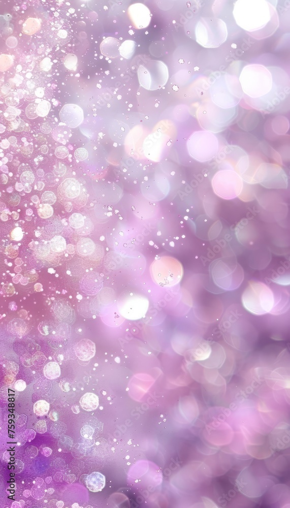 Soft pastel pink, lavender purple, and cream colors abstract delicate bokeh background