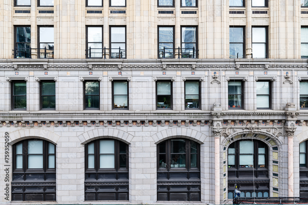 Office building exterior in Manhattan Office building exterior in Manhattan
